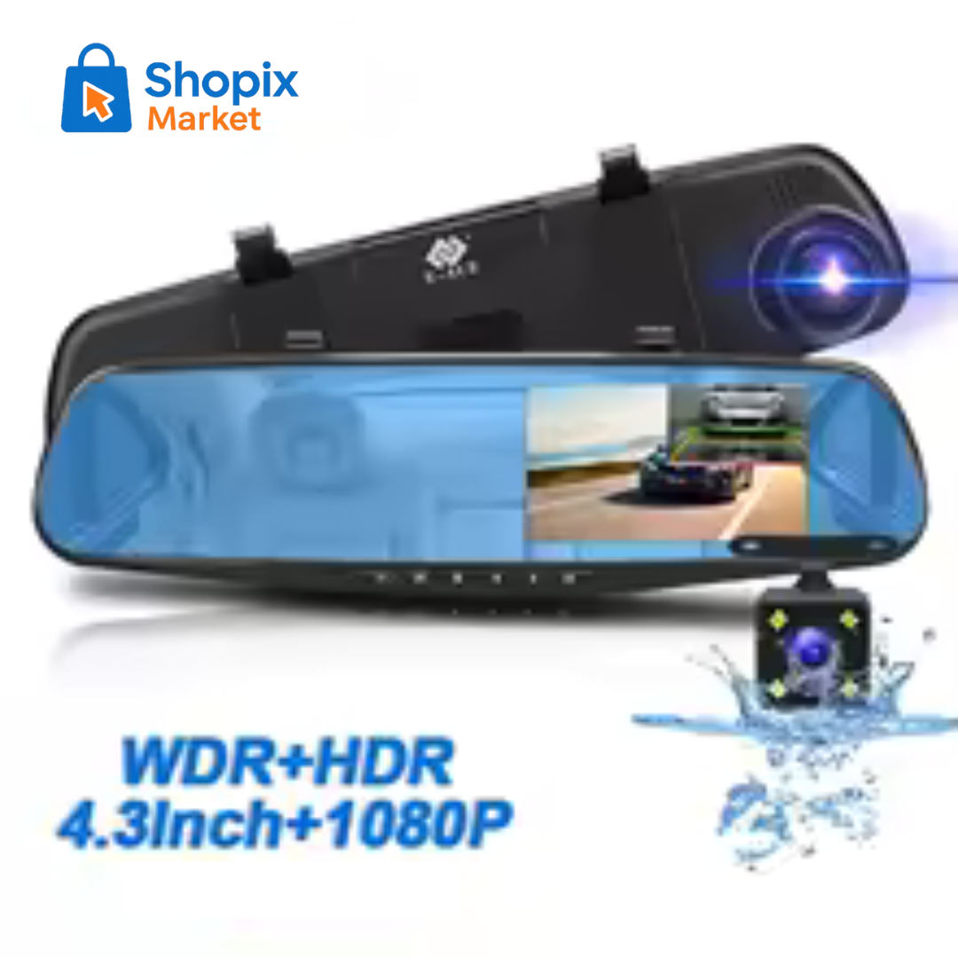 SafeDrive Vision Espejo Retrovisor cámaras Conduce seguro, ve todo