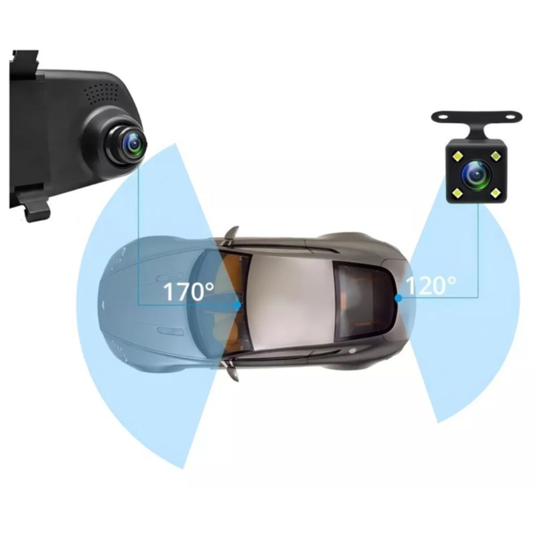 SafeDrive Vision Espejo Retrovisor cámaras Conduce seguro, ve todo
