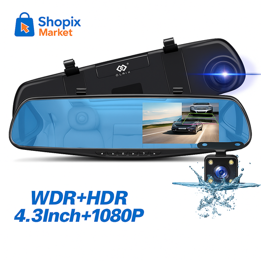 SafeDrive Vision Espejo Retrovisor cámaras Conduce seguro, ve todo